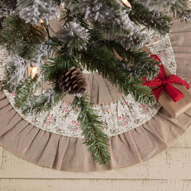 Carol Mini Christmas Tree Skirt 21 VHC Brands - The Fox Decor